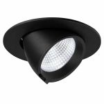 Noxion LED Spot Forza V2 Aluminium Svart 28W 3300lm 36D - 930-940-957 CCT | 160mm - Utskärning   145mm - Bästa Färgåtergivning