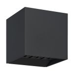 Eglo Vägglampa Calpi 2 Aluminium Antracit Up & Down 3.3W 340lm - 830 Varm Vit | IP54
