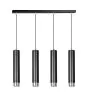 Emibig Pendellampa Kibo Stål Svart | Passande för 4x GU10 - Max 10W